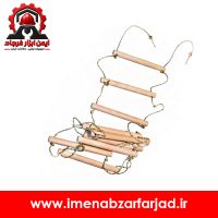 نردبان طنابی نجات و کوهنوردی چوبی