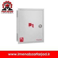 جعبه آتش نشانی فولادی تک کابین مخصوص هوزریل 10 متری