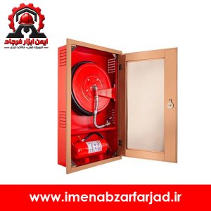 جعبه آتش نشانی درب و قاب استیل دو کابین کپسول خوابیده