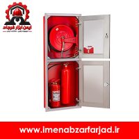 جعبه درب قاب استیل دوطبقه (هوزریل-2 کپسول)