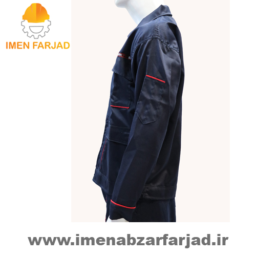 لباس کار اورجینال سرمه ای درجه دو - Image 3