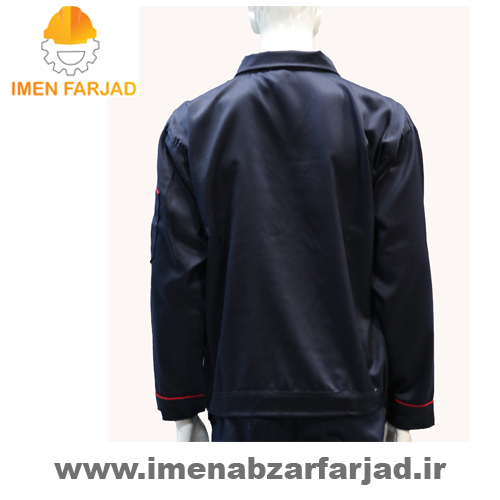 لباس کار اورجینال سرمه ای درجه دو - Image 4