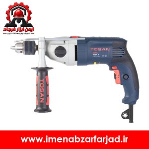 دریل چکشی گیربکسی 13 میلی‌متر 1050 وات آچاری توسن سری پلاس مدل 0081D