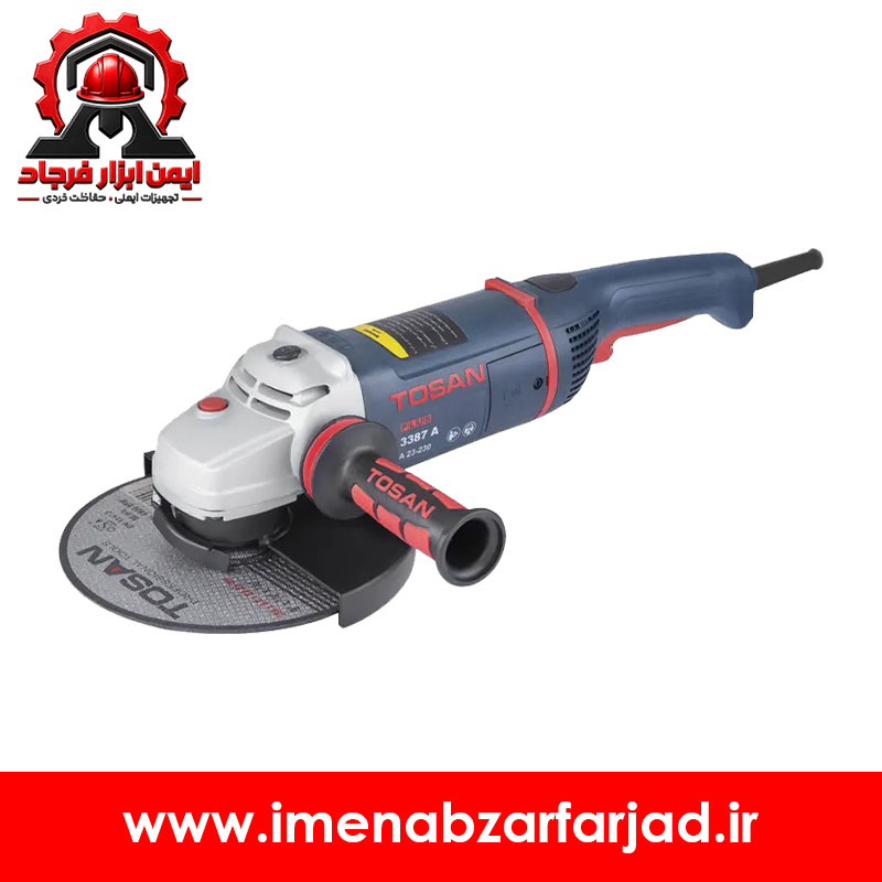 فرز سنگبری 230 میلی‌متر 2300 وات سری پلاس توسن مدل 3387A