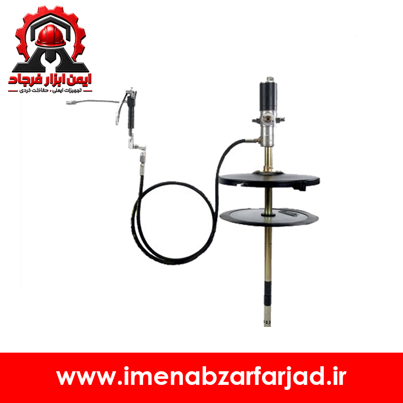 گریس پمپ بادی بشکه ای 220 لیتری تراست مدلGP3-T