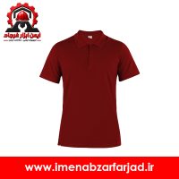 تیشرت جودون آستین کوتاه رنگ زرشکی