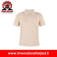 تیشرت جودون آستین کوتاه رنگ نخودی