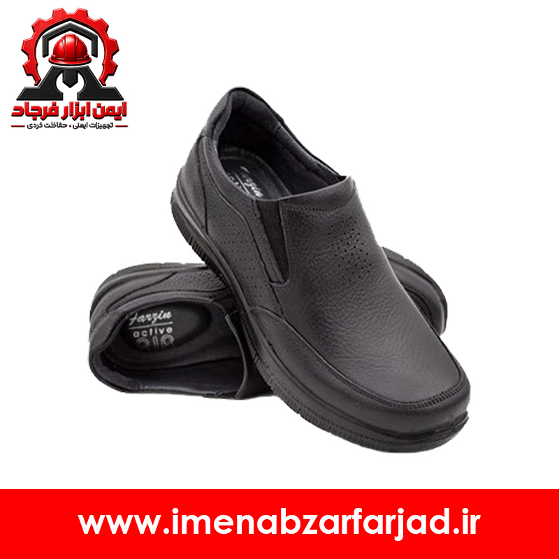 کفش اداری فرزین مدل اسکیچرز بدون بند