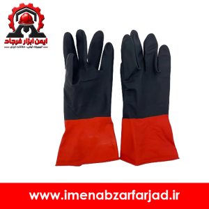 دستکش لاستیکی و بنایی صنعت کار