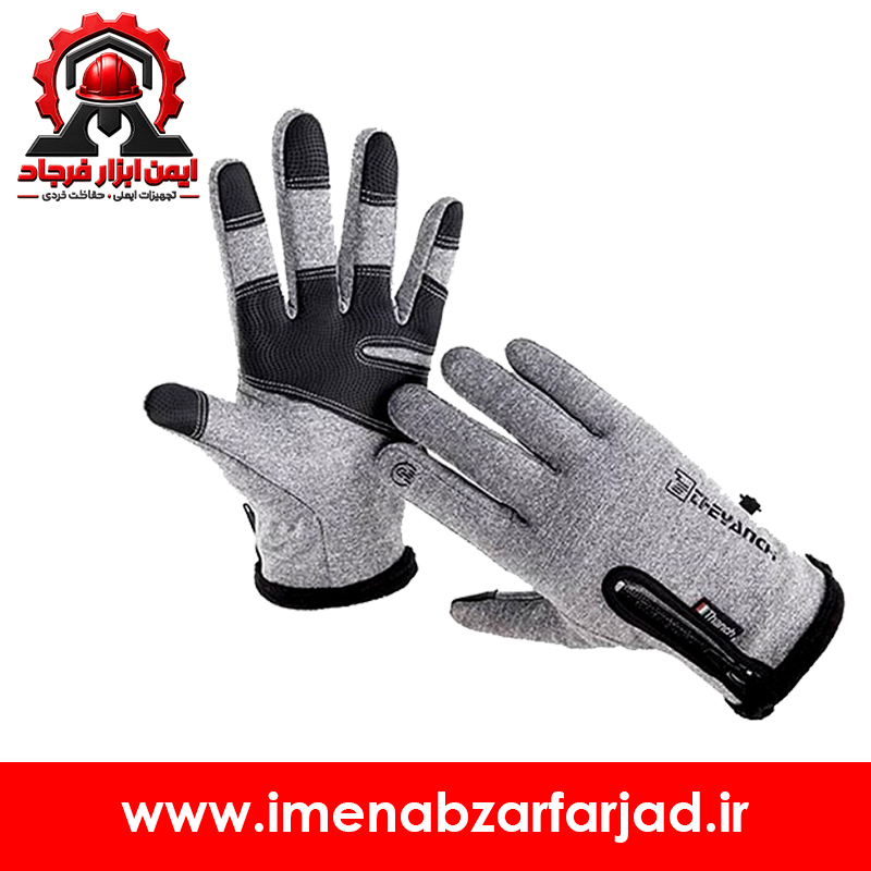 دستکش موتور سواری زمستانی ضد آب با قابلیت تاچ وینداستاپر THEYANCHI