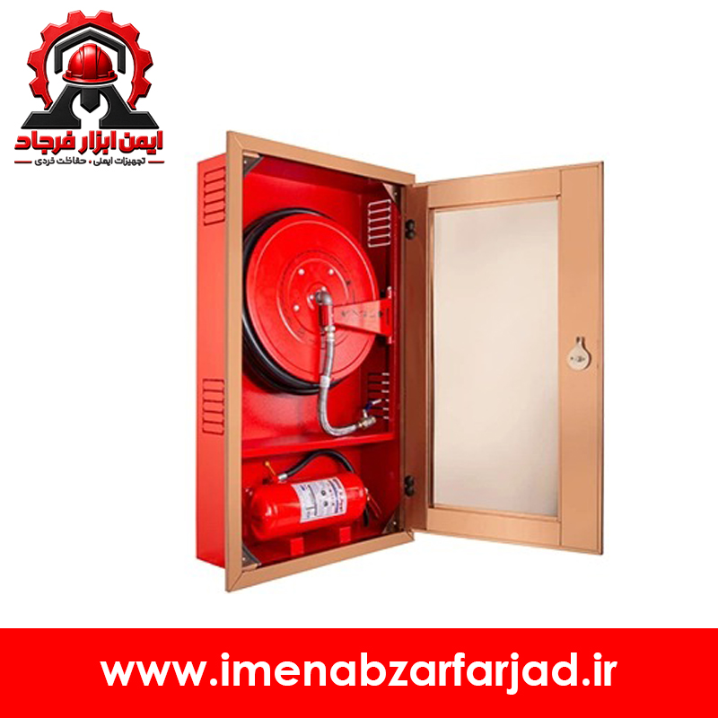 جعبه آتش نشانی درب و قاب استیل دو کابین کپسول خوابیده